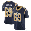 Kdoa LA.Rams #69 Kevin Dotson Player Navy Limited Vapor Untouchable Home Game Stitched Jerseys
