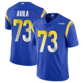Kdoa LA.Rams #73 Steve Avila Player Royal Limited Vapor Untouchable Home Game Stitched Jerseys