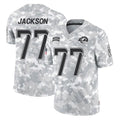 Kdoa LA.Rams #77 Alaric Jackson Player Arctic Camo Salute To Service Limited Game Stitched Jerseys