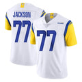 Kdoa LA.Rams #77 Alaric Jackson Player White Limited Vapor Untouchable Home Game Stitched Jerseys