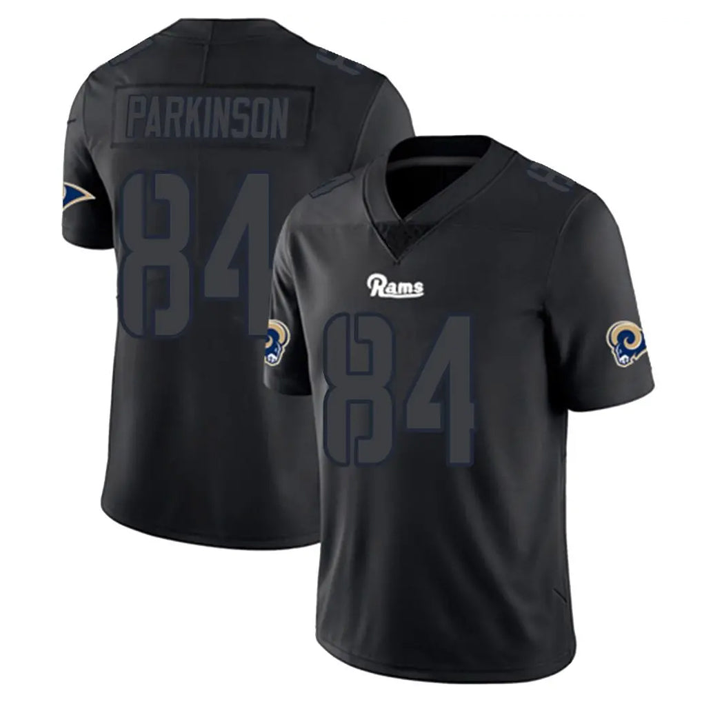 Kdoa LA.Rams #84 Colby Parkinson Player Black Impact Limited Home Game Stitched Jerseys