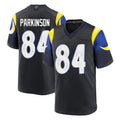 Kdoa LA.Rams #84 Colby Parkinson Player Black Midnight Rivalries Collection Home Game Stitched Jerseys