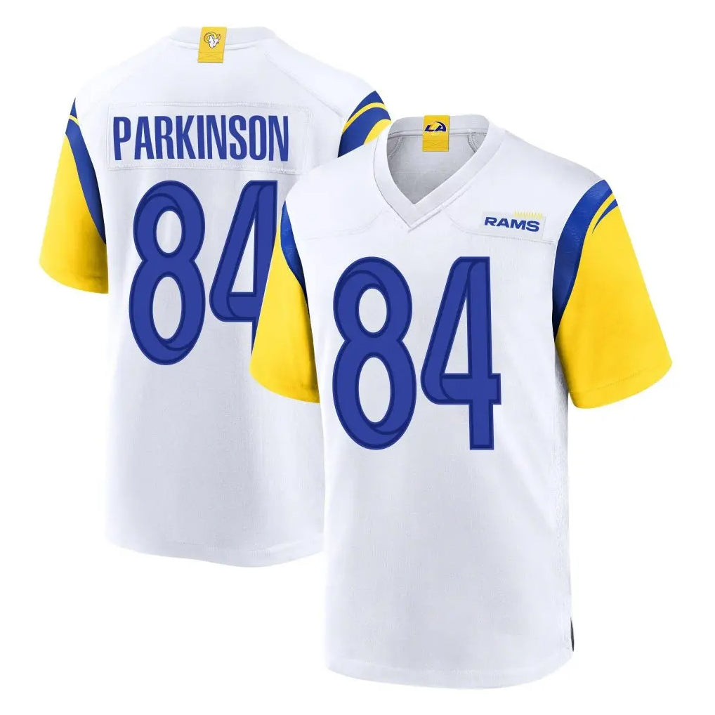 Kdoa LA.Rams #84 Colby Parkinson Player White Home Game Stitched Jerseys