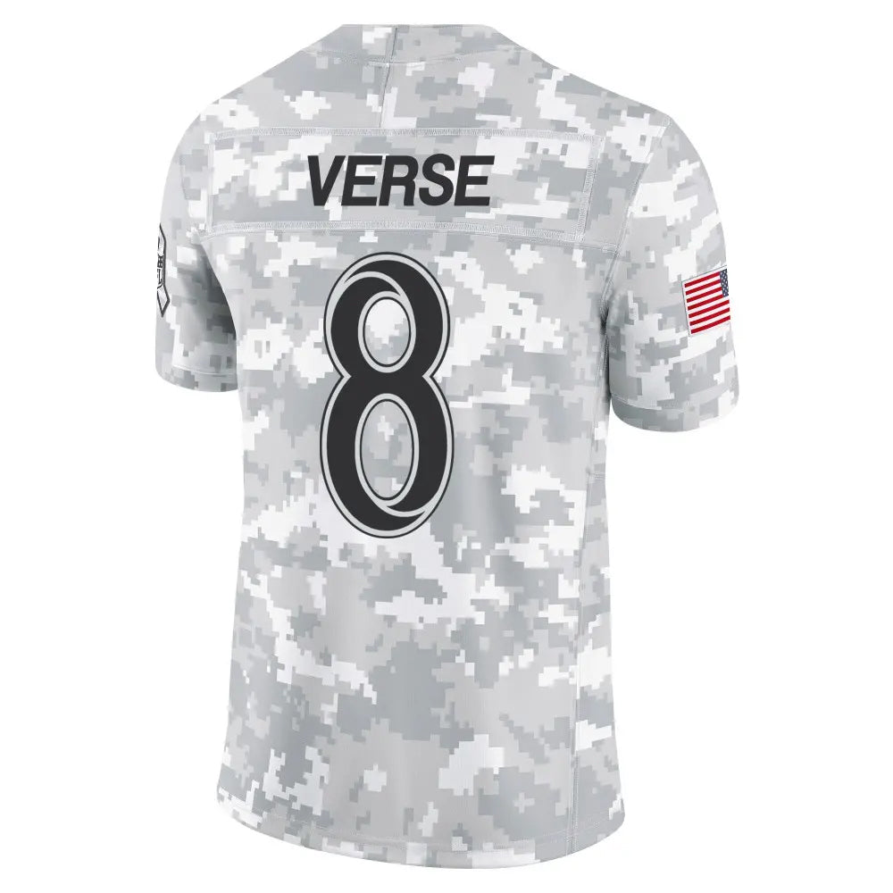 Kdoa LA.Rams #8 Jared Verse Player Arctic Camo Salute to Service Limited Stitched Jerseys