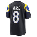 Kdoa LA.Rams #8 Jared Verse Player Midnight Blue Rivalries Collection Game Stitched Jerseys