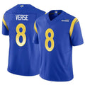 LA.Rams #8 Jared Verse Player Royal Vapor F.U.S.E. Limited Football Jerseys