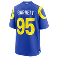 Kdoa LA.Rams #95 Myles Garrett Royal Game Stitched Jerseys