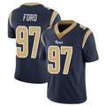 Kdoa LA.Rams #97 Poona Ford Player Navy Limited Vapor Untouchable Home Game Stitched Jerseys
