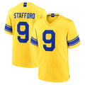 Kdoa LA.Rams #9 Matthew Stafford Player Gold Classic Sol Home Game Stitched Jerseys