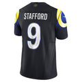 Kdoa LA.Rams #9 Matthew Stafford Player Midnight Blue Rivalries Collection Vapor Limited Stitched Jerseys