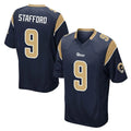 Kdoa LA.Rams #9 Matthew Stafford Player Navy Home Game Stitched Jerseys