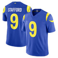Kdoa LA.Rams #9 Matthew Stafford Player Royal Vapor F.U.S.E. Limited Home Game Stitched Jerseys