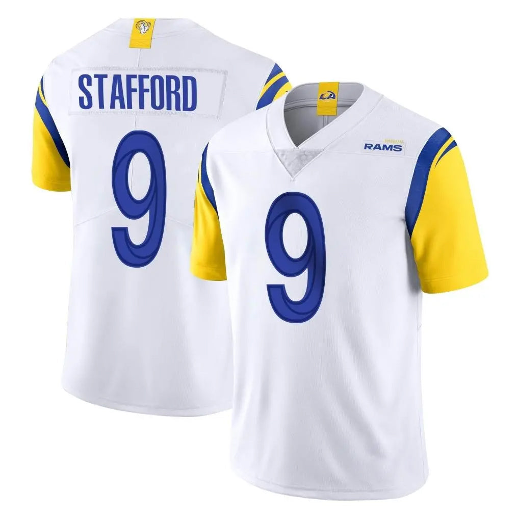 Kdoa LA.Rams #9 Matthew Stafford Player White Limited Vapor Untouchable Home Game Stitched Jerseys