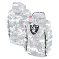 Kdoa LV.Raiders Arctic Camo Salute to Service Hoodies Limited Game Blank Player Stitched Jerseys