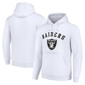 Kdoa LV.Raiders White LOGO Pullover Hoodies Home Game Blank Player Stitched Jerseys