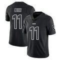 Kdoa LV.Raiders #11 Jeremy Chinn Player Black Limited Black Impact Home Game Stitched Jerseys