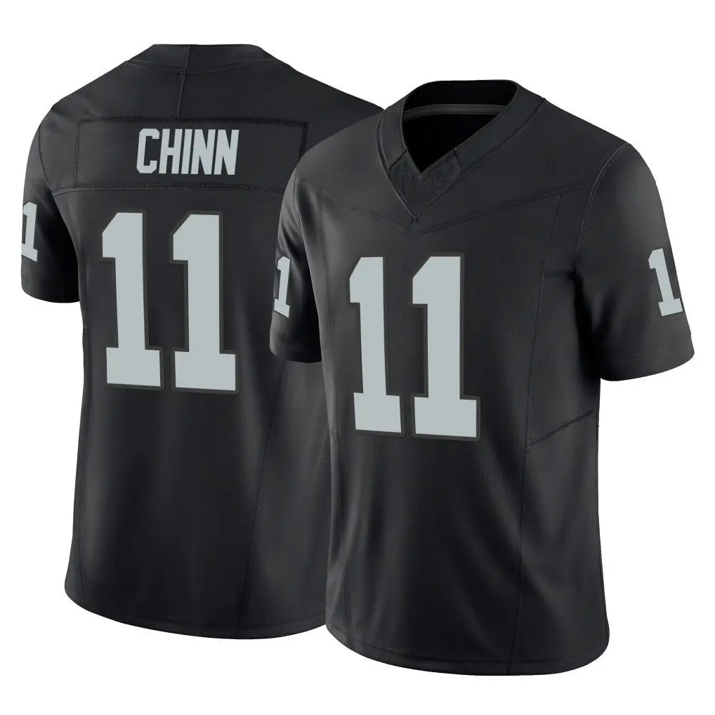 Kdoa LV.Raiders #11 Jeremy Chinn Player Black Limited Vapor F.U.S.E. Home Game Stitched Jerseys