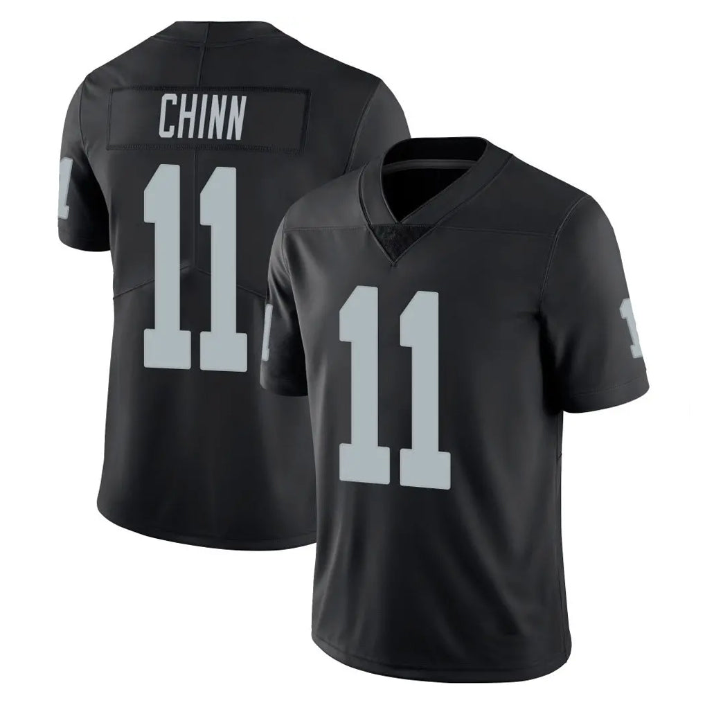 Kdoa LV.Raiders #11 Jeremy Chinn Player Black Limited Vapor Untouchable Home Game Stitched Jerseys