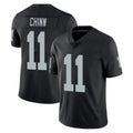 Kdoa LV.Raiders #11 Jeremy Chinn Player Black Limited Vapor Untouchable Home Game Stitched Jerseys
