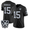 Kdoa LV.Raiders #15 Fernando Mendoza Player Black 2026 Vapor Limited Home Game Stitched Jerseys