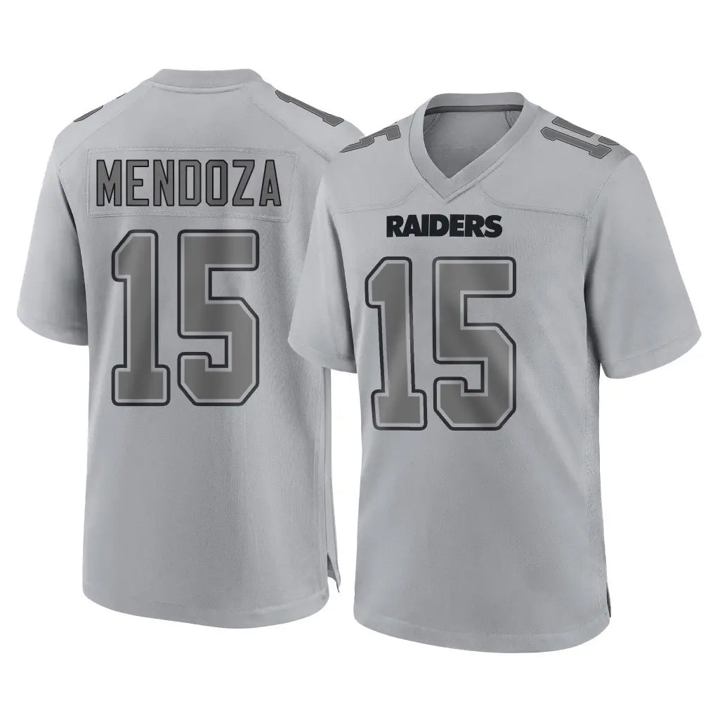 Kdoa LV.Raiders #15 Fernando Mendoza Player Gray Atmosphere Fashion Limited Game Stitched Jerseys
