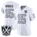 Kdoa LV.Raiders #15 Fernando Mendoza Player White 2026 Vapor Limited Home Game Stitched Jerseys