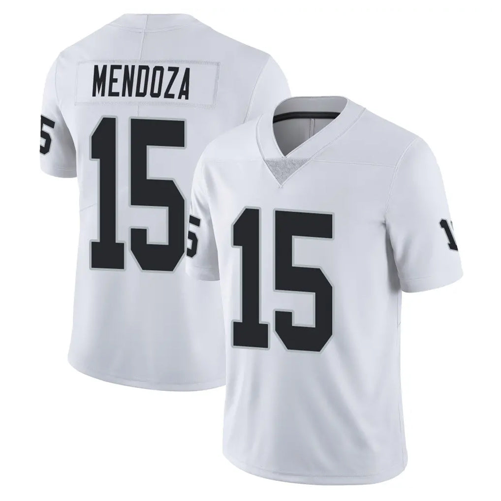 Kdoa LV.Raiders #15 Fernando Mendoza Player White Limited Vapor Untouchable Home Game Stitched Jerseys