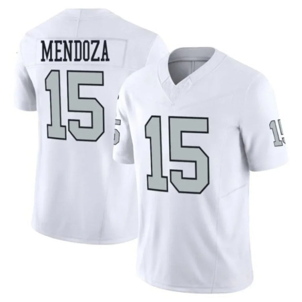 Kdoa LV.Raiders #15 Fernando Mendoza Player White Vapor F.U.S.E. Limited Home Game Stitched Jerseys
