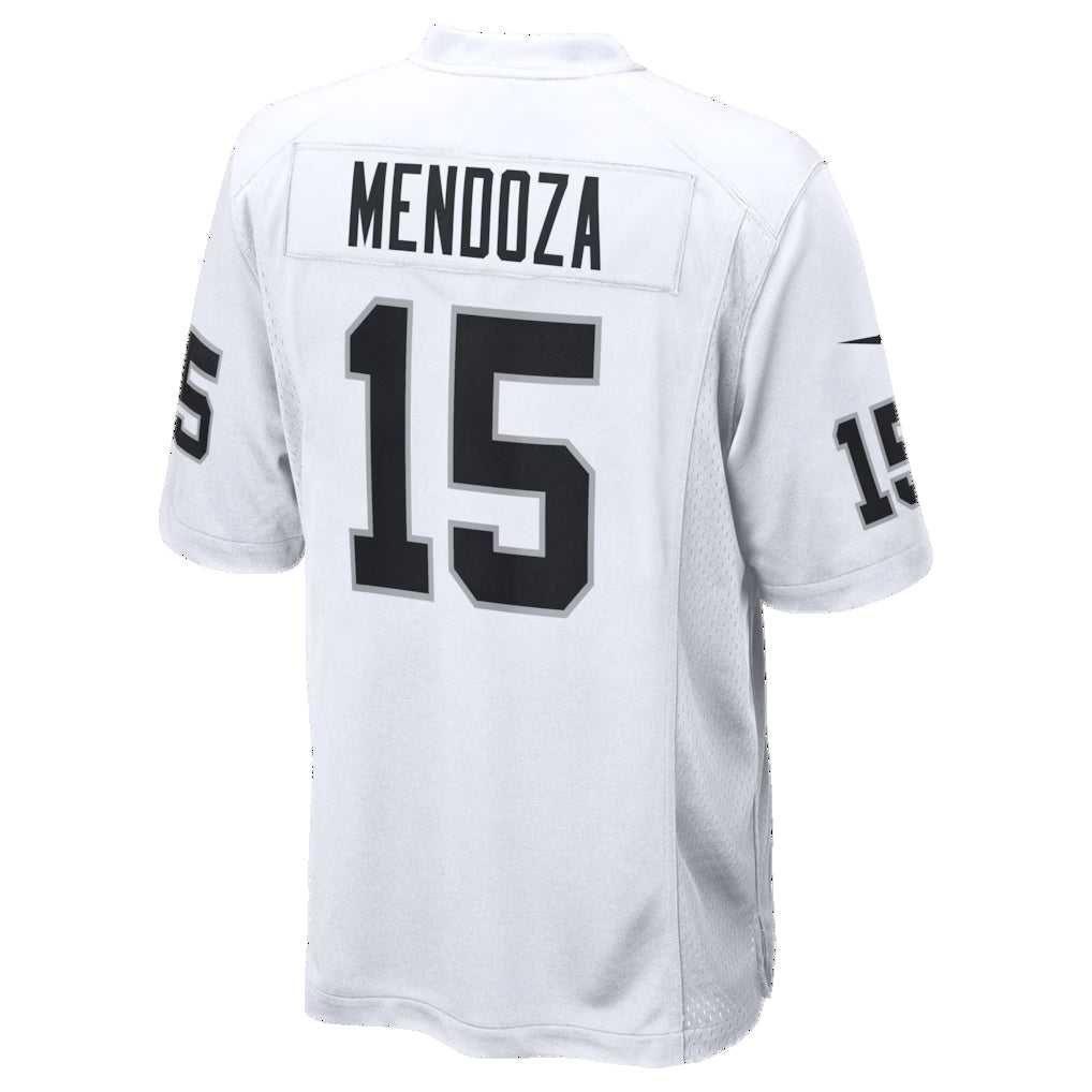 Kdoa LV.Raiders #15 Fernando Mendoza White Game Player Stitched Jerseys