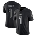 Kdoa LV.Raiders #1 Tre Tucker Player Black Limited Black Impact Home Game Stitched Jerseys