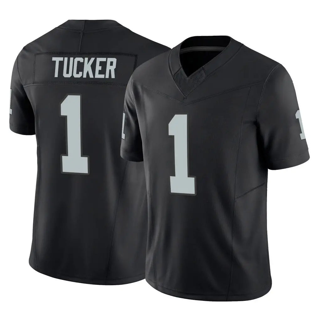 Kdoa LV.Raiders #1 Tre Tucker Player Black Limited Vapor F.U.S.E. Home Game Stitched Jerseys