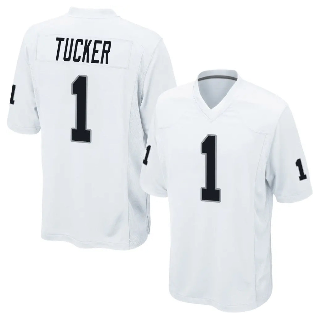 Kdoa LV.Raiders #1 Tre Tucker Player White Home Game Stitched Jerseys