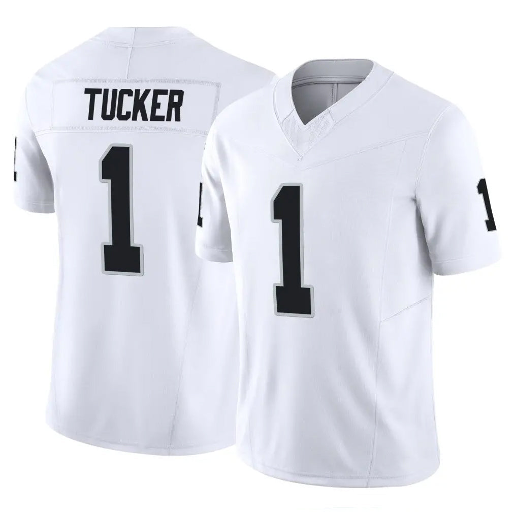 Kdoa LV.Raiders #1 Tre Tucker Player White Limited Vapor F.U.S.E. Home Game Stitched Jerseys