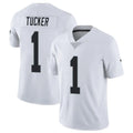 Kdoa LV.Raiders #1 Tre Tucker Player White Limited Vapor Untouchable Home Game Stitched Jerseys
