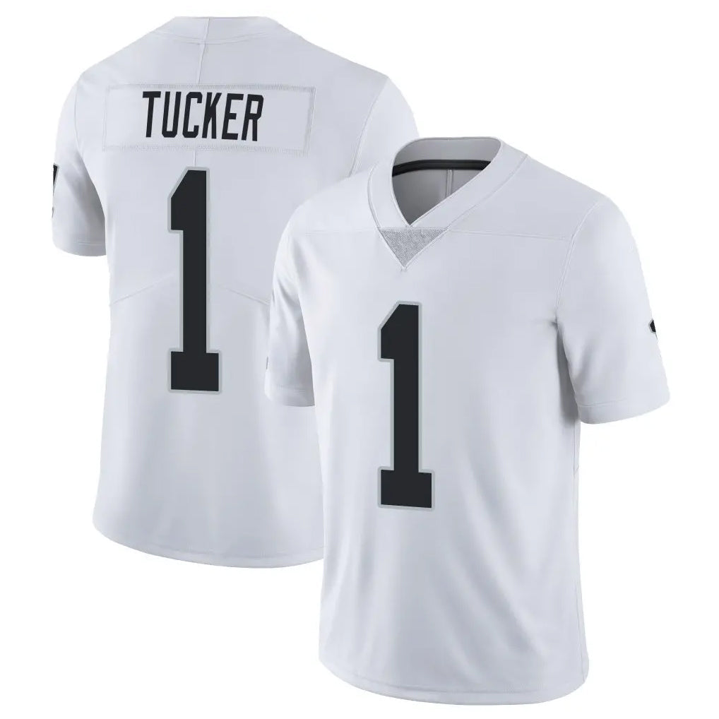 Kdoa LV.Raiders #1 Tre Tucker Player White Limited Vapor Untouchable Home Game Stitched Jerseys