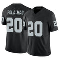 Kdoa LV.Raiders #20 Isaiah Pola-Mao Player Black Limited Vapor F.U.S.E. Home Game Stitched Jerseys