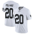 Kdoa LV.Raiders #20 Isaiah Pola-Mao Player White Limited Vapor Untouchable Home Game Stitched Jerseys