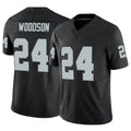Kdoa LV.Raiders #24 Charles Woodson Player Black Vapor F.U.S.E Limited Stitched Jerseys