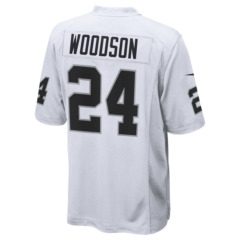 Kdoa LV.Raiders #24 Charles Woodson Player Whtie Home Game  Stitched Jerseys