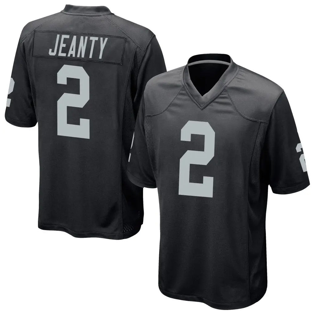 Kdoa LV.Raiders #2 Ashton Jeanty Player Black Home Game Stitched Jerseys