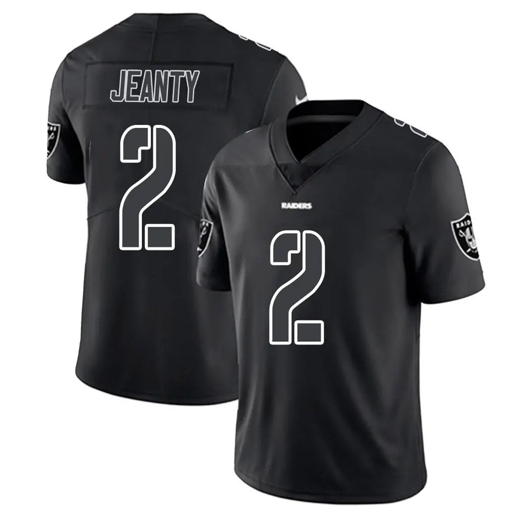 Kdoa LV.Raiders #2 Ashton Jeanty Player Black Limited Black Impact Home Game Stitched Jerseys