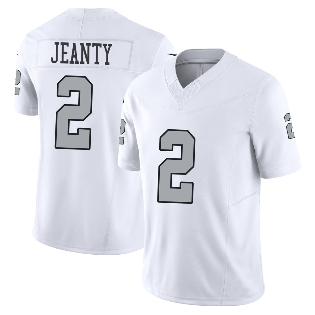 Kdoa LV.Raiders #2 Ashton Jeanty Player White Alternate Vapor F.U.S.E Limited Stitched Jerseys