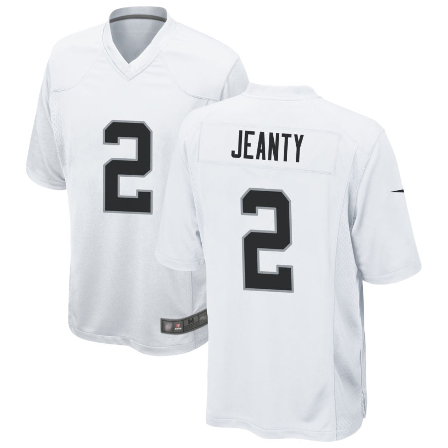 Kdoa LV.Raiders #2 Ashton Jeanty Player White Game Stitched Jerseys