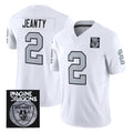 Kdoa LV.Raiders #2 Ashton Jeanty Player White Vapor Limited Home Game Stitched Jerseys