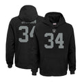 Kdoa LV.Raiders #34 Bo Jackson Player Black Salute to Service Hoodies Stitched Jerseys