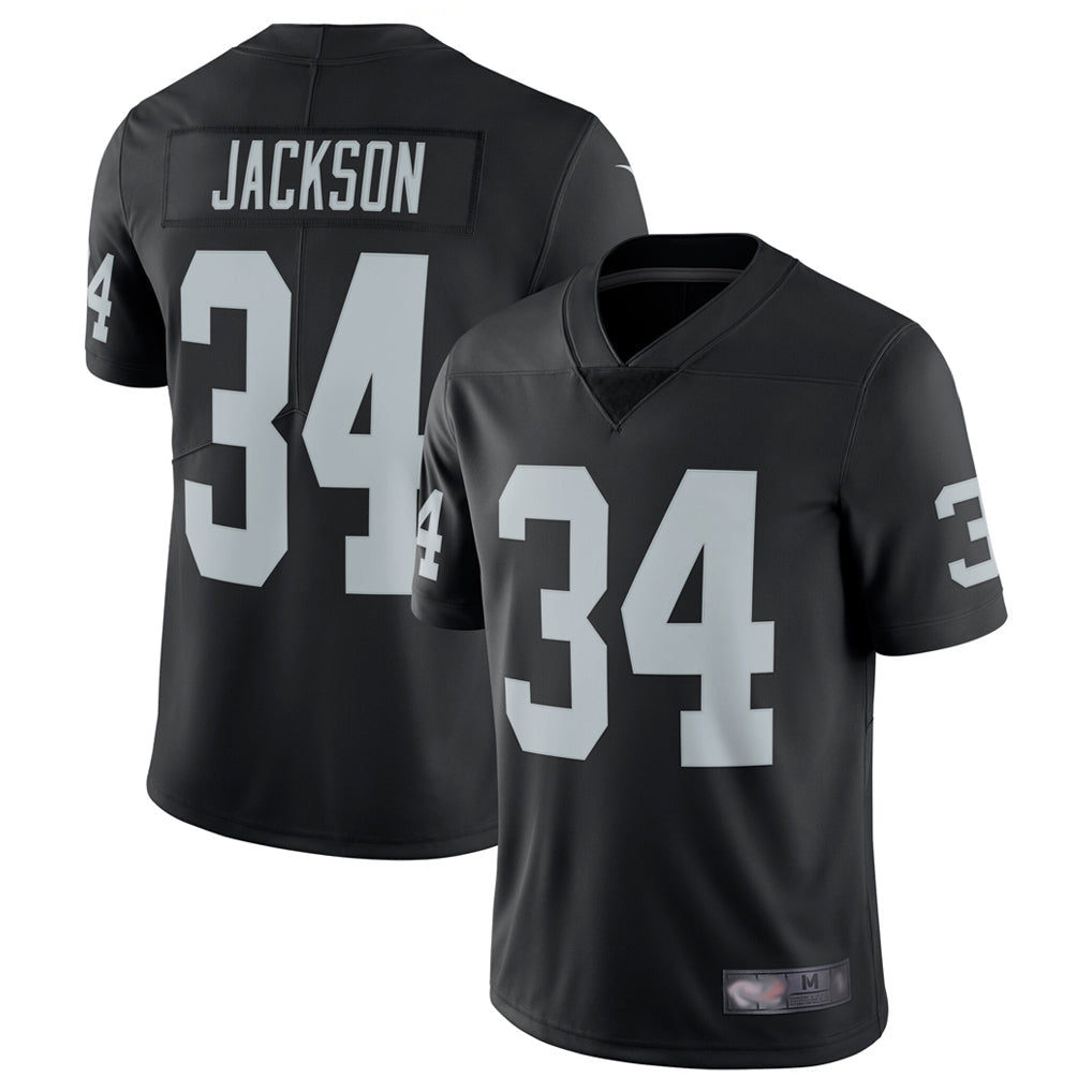 Kdoa LV.Raiders #34 Bo Jackson Player Black Vapor Limited Stitched Jerseys
