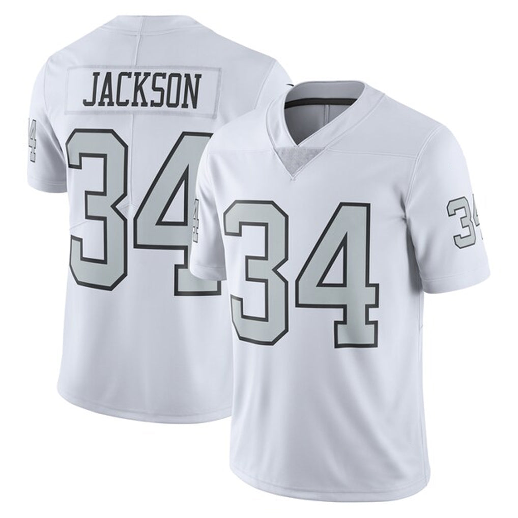 Kdoa LV.Raiders #34 Bo Jackson Player White Alternate Vapor F.U.S.E Limited Stitched Jerseys