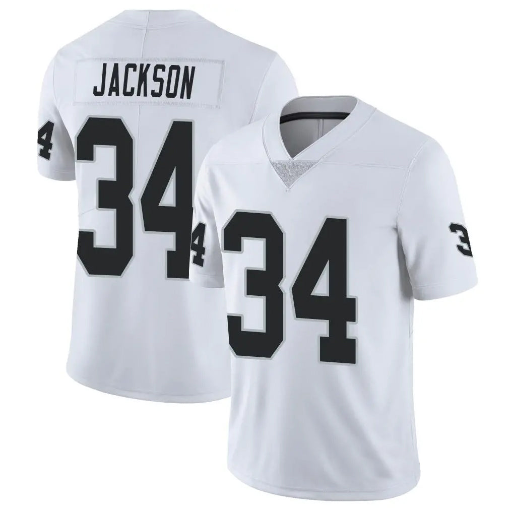 Kdoa LV.Raiders #34 Bo Jackson Player White Vapor Limited Stitched Jerseys