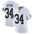 Kdoa LV.Raiders #34 Bo Jackson Player White Vapor Limited Stitched Jerseys