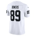 Kdoa LV.Raiders #89 Brock Bowers White Vapor F.U.S.E. Limited Stitched Jerseys